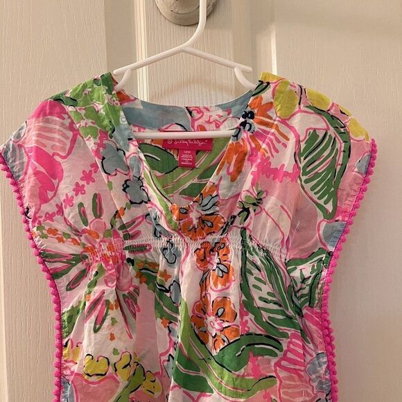 Lilly Pulitzer for Target Swim Cover Up Nosie Posey Floral Girls Size 12 Months - Picture 2 of 13